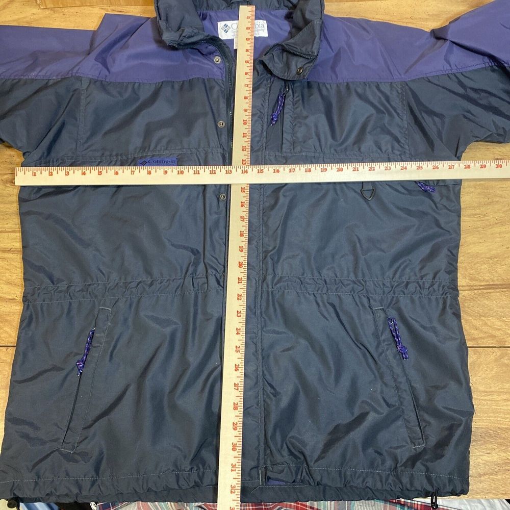 Vintage Columbia Gizzmo Windbreaker Shell Jacket Portland Oregon Men's Large - Picture 6 of 8